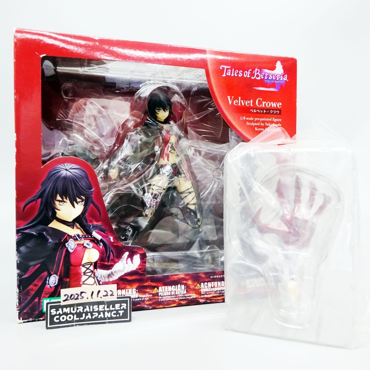 Kotobukiya Tales of Berseria VELVET CROWE with Bonus Parts 1/8 PVC
