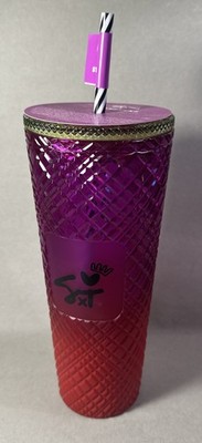 Starbucks She X This Tumbler Purple Gradient Venti Mermaid Jewel Cut NWT