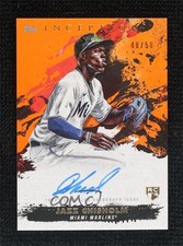 2021 Inception Rookie and Emerging Star Orange 48/50 Jazz Chisholm Auto 0rm0