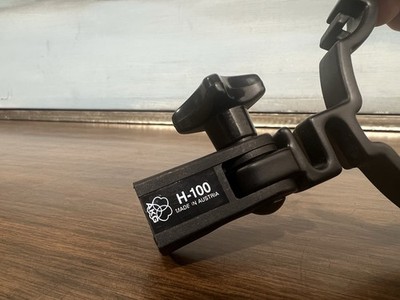 AKG H-100 Microphone Shock Mount Holder Black Plastic for
