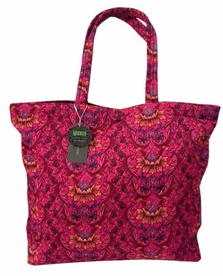 VERA BRADLEY ''WICKED SHE'S SO GOOD'' LARGE TOTE LIMITED EDITION *FUCHSIA* NWT 