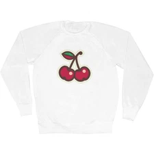 'Two Cherries' Adult Sweatshirt / Sweater / Jumper (SW047156)