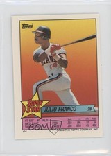 1989 Super Star Sticker Back Cards Julio Franco Willie Randolph Barry Bonds 0au4