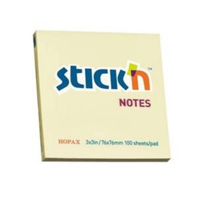 ValueX Haftnotizen 76 x 76 mm 100 Blatt Pastellgelb (12er Pack) 2007