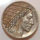 1935 Hobo Buffalo Nickel by John Dorusa - Chief -lot 112