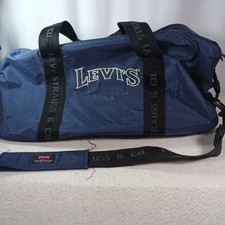 Borsone Levis Blu Palestra Viaggio Weekender Trasporto Cinghia Regolabile