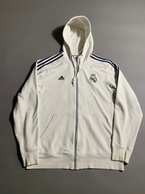 Adidas x Real Madrid Vintage Y2K Zip Hoodie M Mens