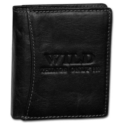 Wild Things Only RFID Blocker Brieftasche Geldbörse schwarz Echt-Leder OPJ115S
