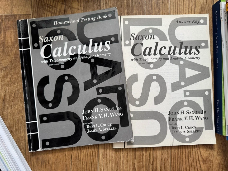 Saxon Calculus Answer Key And Homeschool Test Book - Image 2 of 2