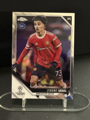 Zidane Iqbal ROOKIE 2021-2022 Topps Chrome UEFA Champions League UCL UCC #102 RC