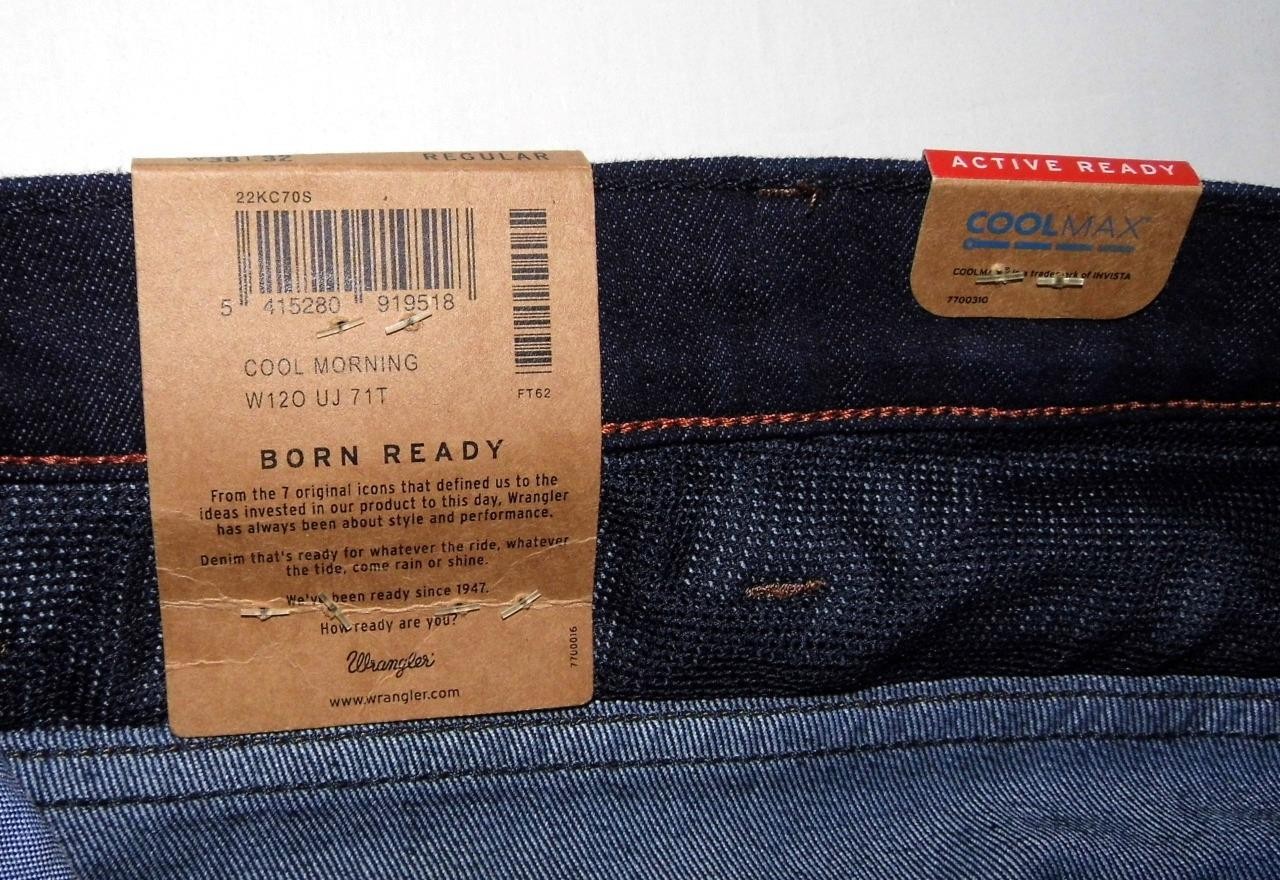 WRANGLER - Men's NEW Arizona Classic Straight Fit Jeans 38"W X 32"L Dark Blue image 5