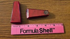 Pair Vintage 1950s 1960s Nos Red Pearl Bakelite Dash Knobs Hot Rod Custom