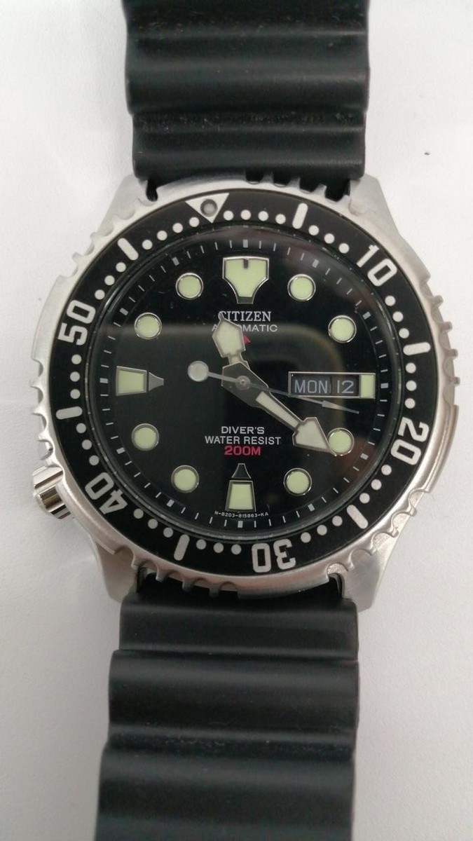 MINT Citizen Promaster 200m Mens Watch 8203-s034124 Automatic Blue