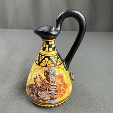 5" Corinthian Hand Made Greek Pottery Replica Reproduction Pitcher