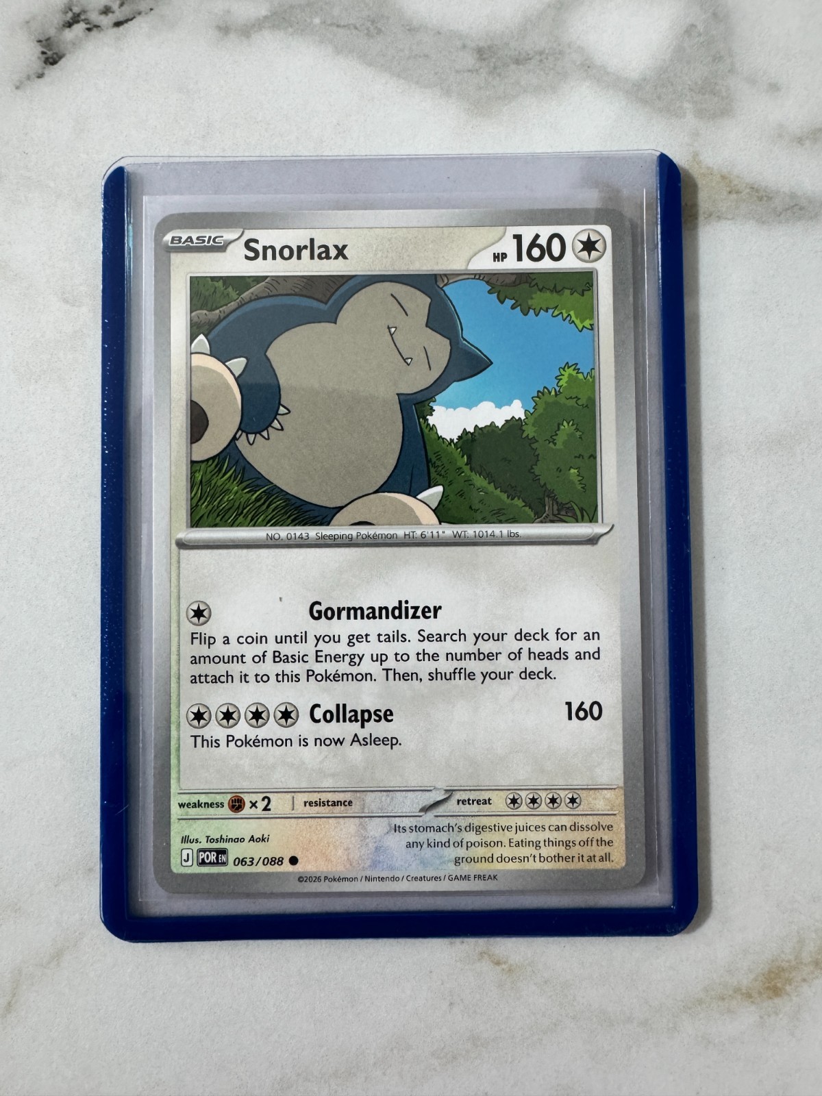Snorlax 063/088 Perfect Order Regular