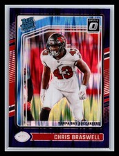 Chris Braswell Tampa Bay Buccaneers 2024 Donruss Optic #220 Purple Shock