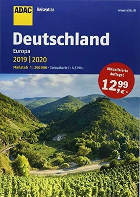 ADAC Reiseatlas Deutschland, Europa 2019/2020 1:200 000 Buch ADAC