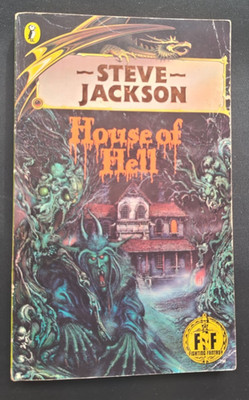 STEVE JACKSON - HOUSE OF HELL - FIGHTING FANTASY 1984 - SPIELBUCH