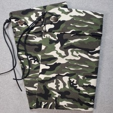 Huntress Camouflage Boot Rugs with Black Leather Strap Boot Covers