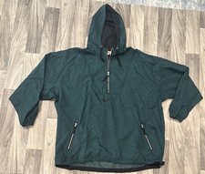 Vintage Nike Pullover Mens XL Center Swoosh Windbreaker Forest Green 90s