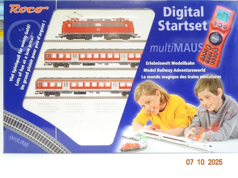 Roco H0 51232 Digital Startset Nahverkehr und Zubehör ohne Wagen in OVP JL3389