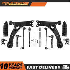 Front Lower Control Arm Ball Joint & Tie Rod Sway Bar for 03-2008 Toyota Corolla