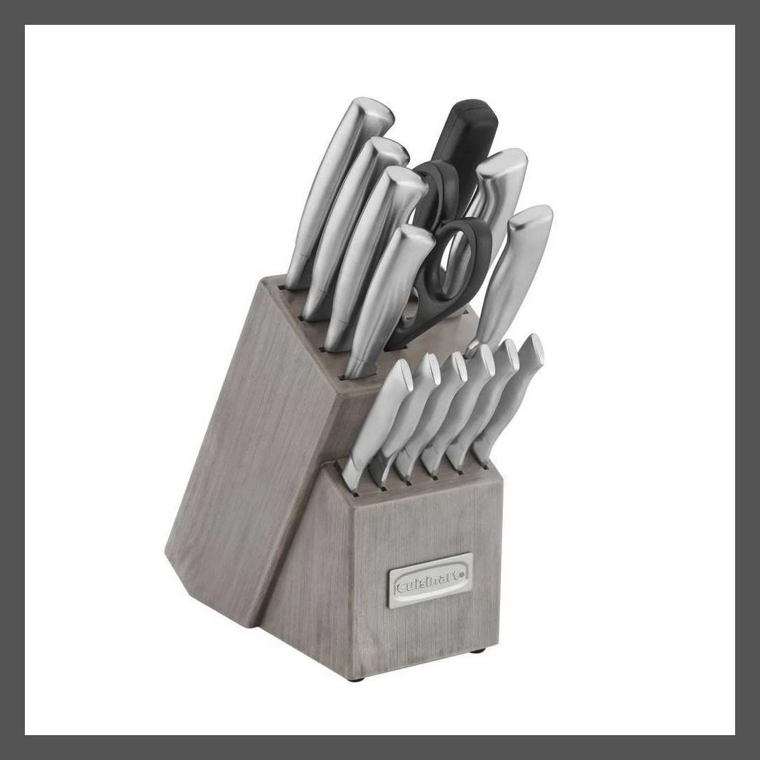 Cuisinart Knife Cutlery Block Set Classic 15pc Forged Cutlery Serrated Blades
Opens in a new window