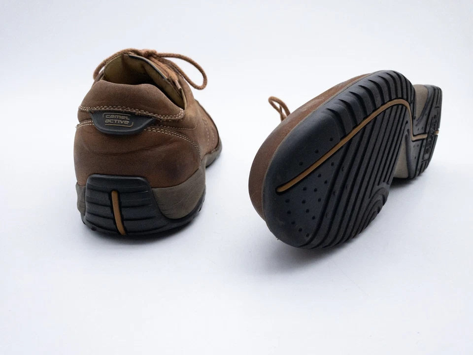 Camel Active Zapatos De Hombre Con Cordones De Cuero Talla 43 EU Art 35124-50 - Imagen 2 de 4