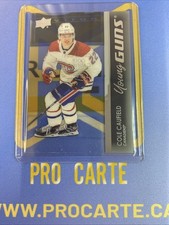 2021-22 UPPER DECK SERIES 1 YOUNG GUNS CLEAR-CUT COLE CAUFIELD 