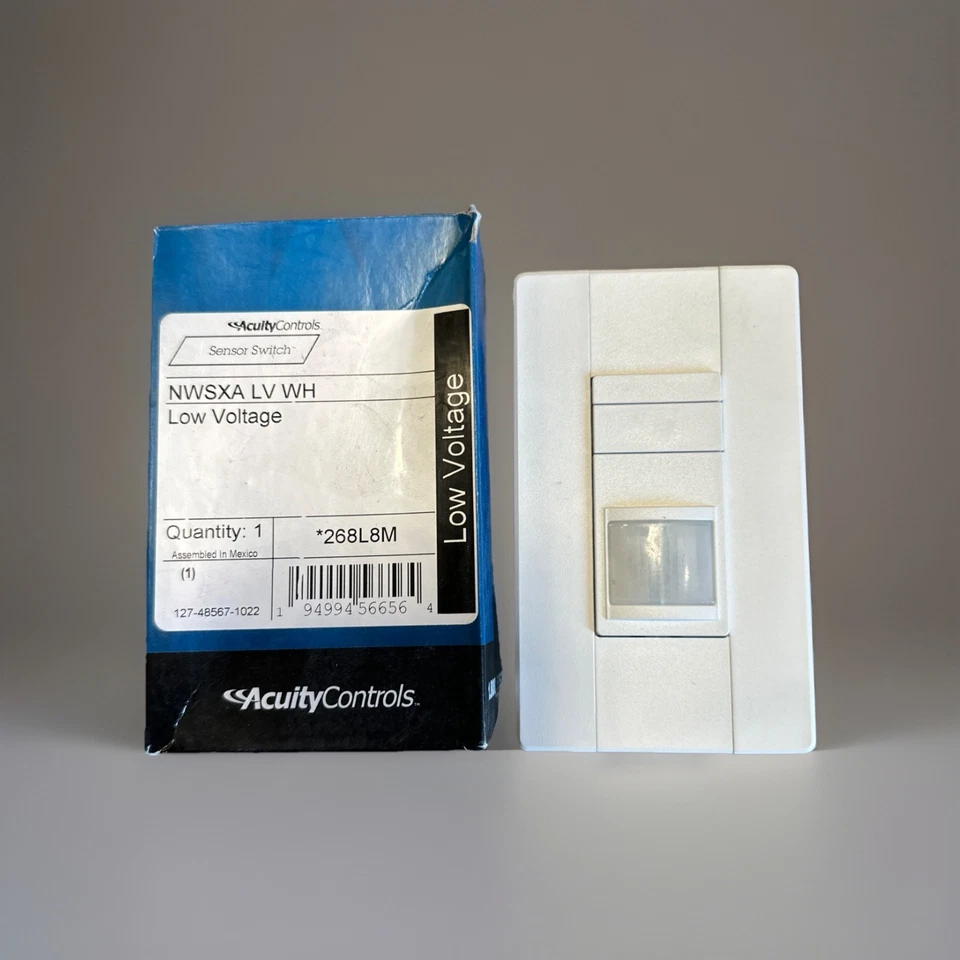 🔴ACUITY CONTROLS NWSXA LV WH 268L8M Low Voltage Switch‼️