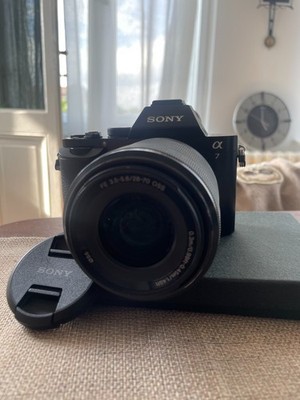 Sony Alpha 7 Mark I   Vollformat - inkl.  Objektiv - funktionsfähig