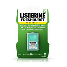Listerine Freshburst Pocketpaks Fresh Breath Strips, 24-Strips