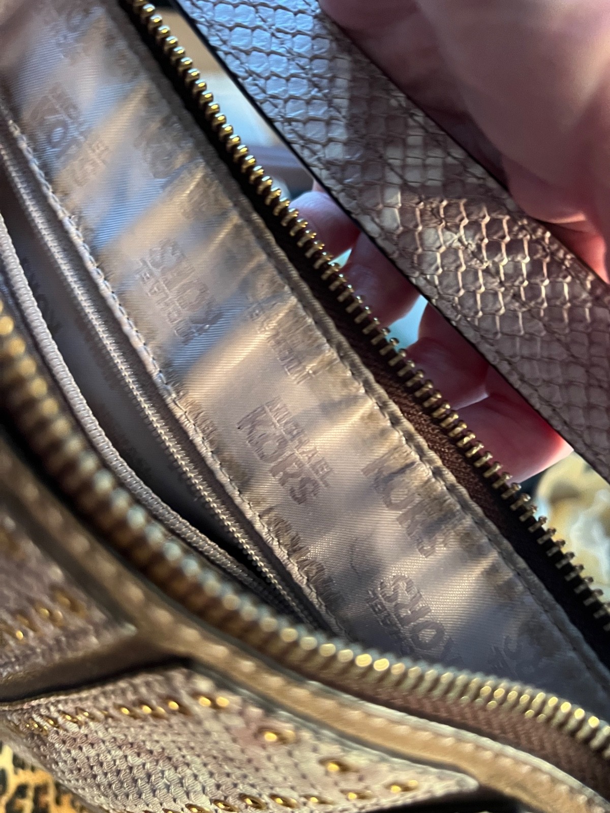 Michael Kors Python handbag  EUC - image 19