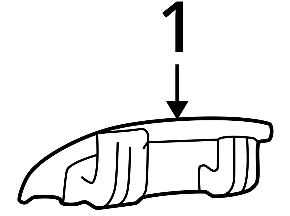 Chevrolet Pontiac Cavalier 1995-2005 mango Sunfire RR S/D O/S 22650705 NUEVO OEM Foto 3 de 3