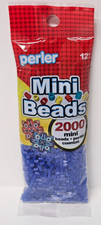 Perler Mini Beads For Kids Crafts, 2000 Pcs Pack Of 1 Dark Blue