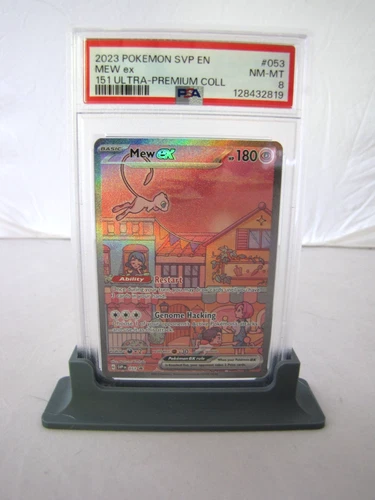 2023 Pokemon 151 SVP EN Mew EX #053 Ultra Premium UPC Black Star Promo PSA 8