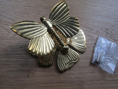 Rustikaler Messing TÜRKLOPFER Vintage alter Stil Türklingel Wohndeko Insekt
