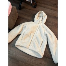 Women's Fluffy Fleece Full-Zip Hooded Jacket S