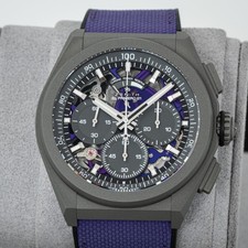 Zenith Defy El Primero Ultraviolet 97.9001.9004/80.R922 Box and Papers