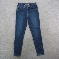 Levi's 721 Jeans Women's 27 Blue Dark Wash High Rise Skinny Jeans