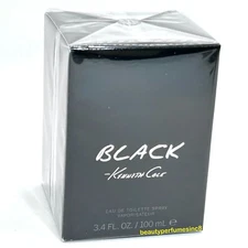 Kenneth Cole Black 3.4 oz Eau de Toilette Spray for Men New in Box