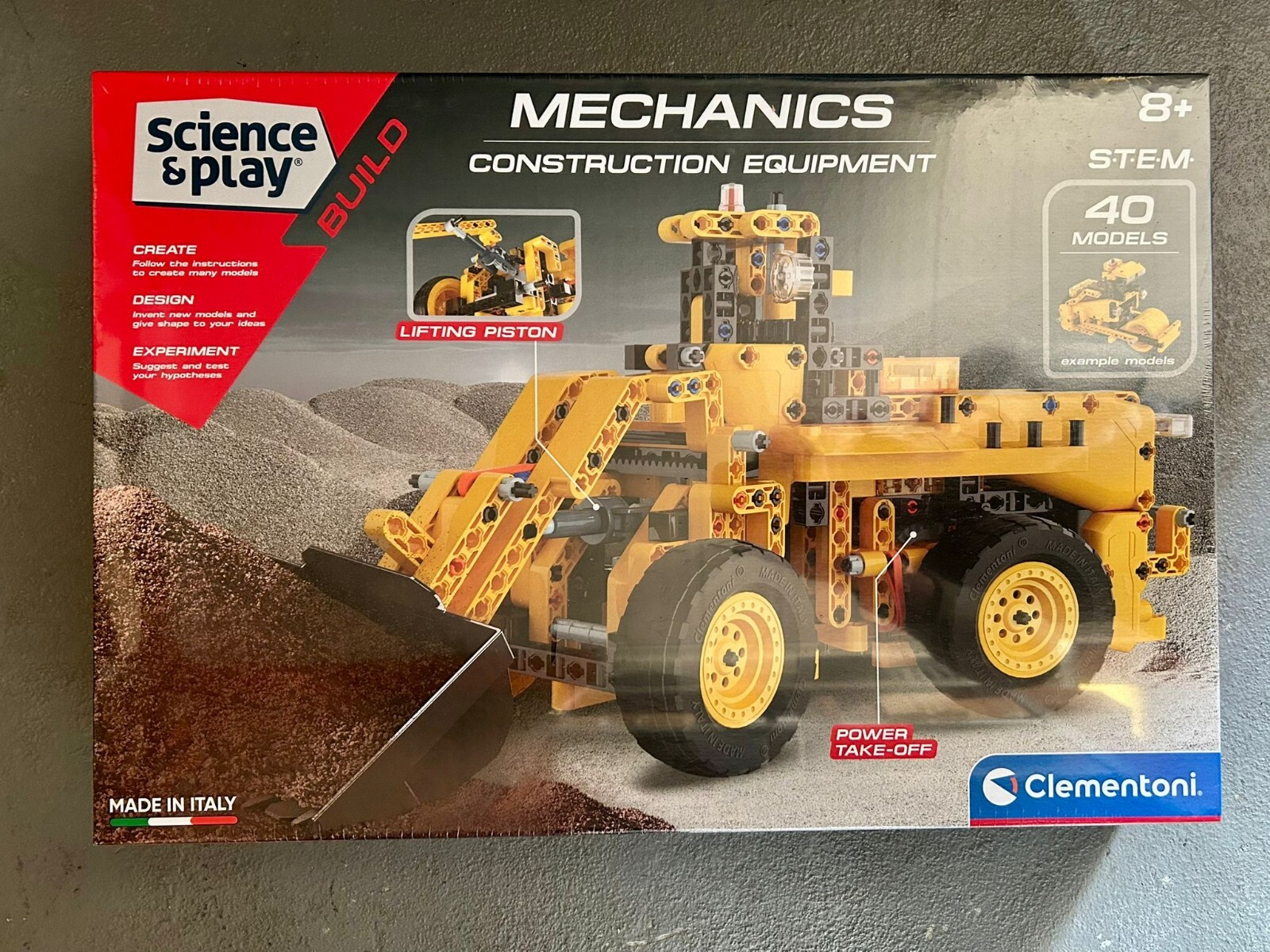 Science & Play Clementoni Mechanics Laboratory Bulldozer 10 Various Models New