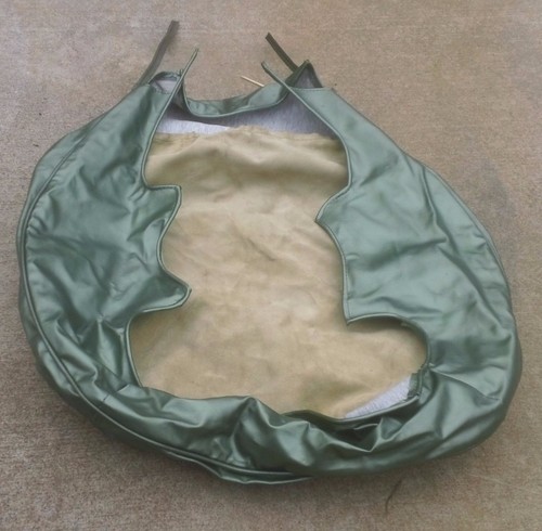 NUEVO EN STOCK MoPar 1976 76 Chrysler Cordoba FRONTAL VERDE asiento cubo CUBIERTA B407MRF - Imagen 3 de 5