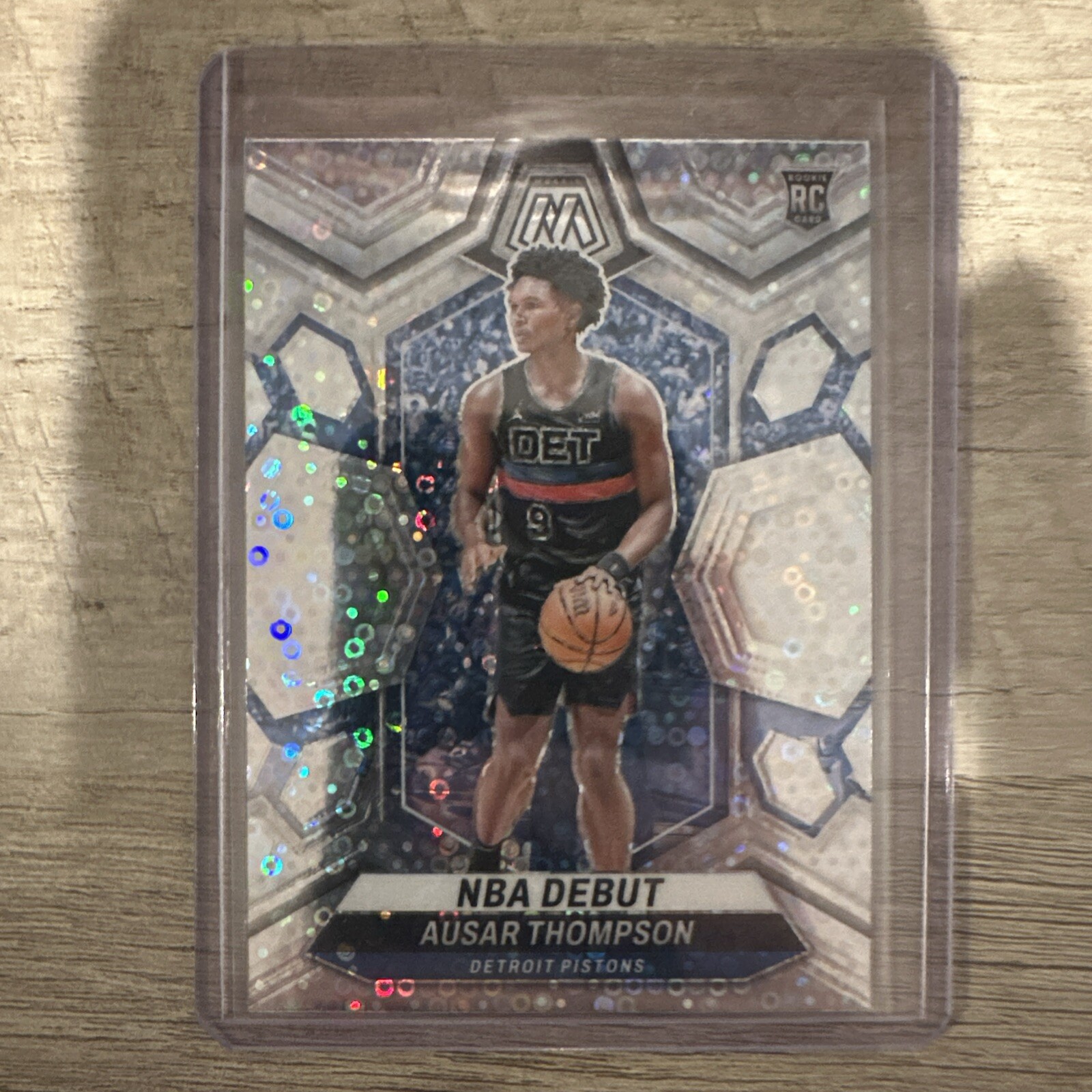 2023-24 Panini Mosaic Ausar Thompson 262 Rookie NBA Debut FAST BREAK PRIZM