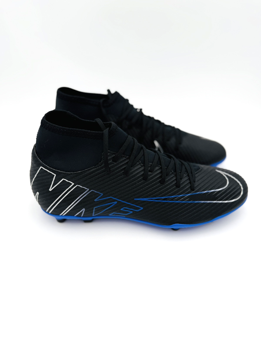 Nike Superfly 9 Club FG/MG Shadow Pack Black Blue Cleat DJ5961-040