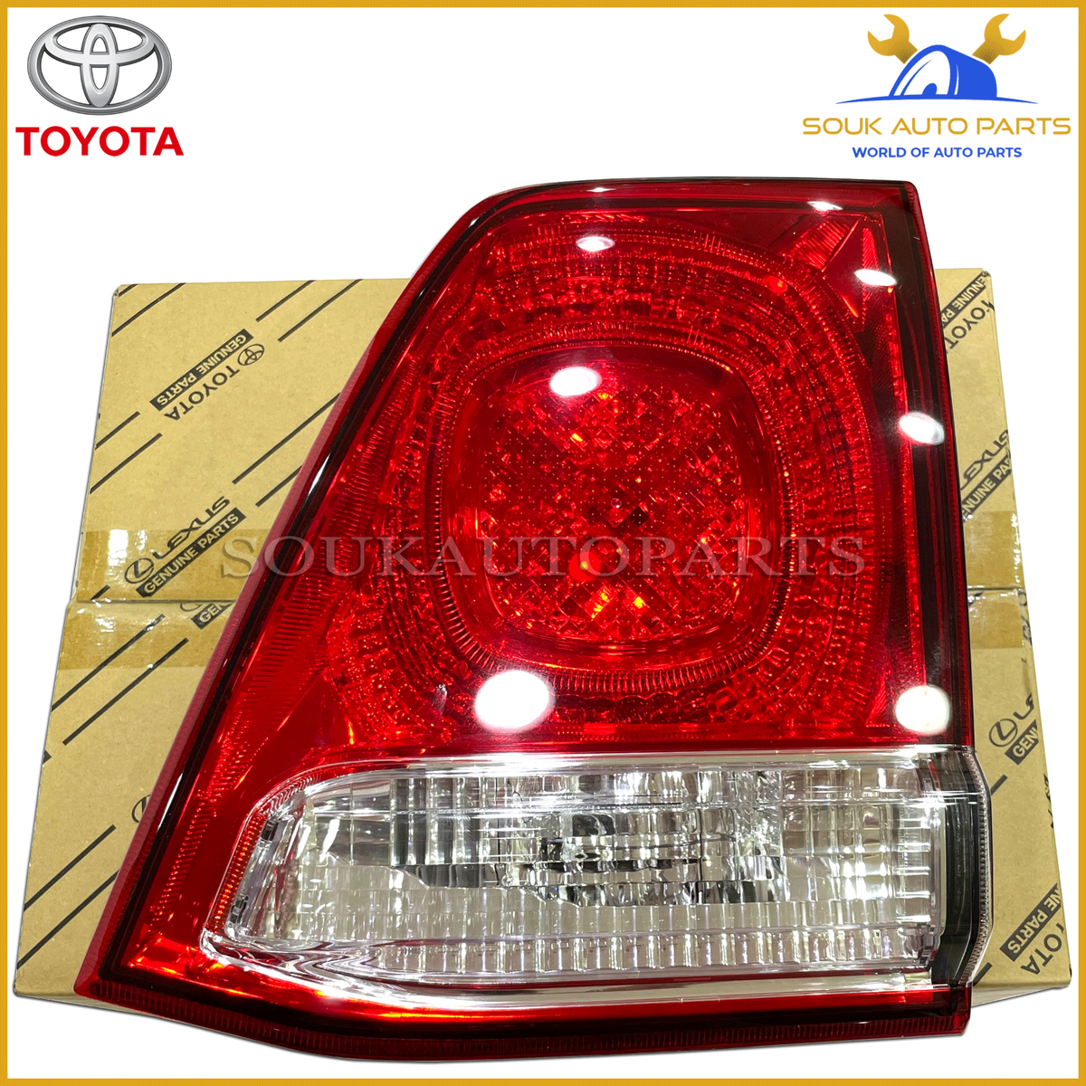 81581-60180 Genuine Toyota LENS AND BODY, REAR LAMP, RH 8158160180