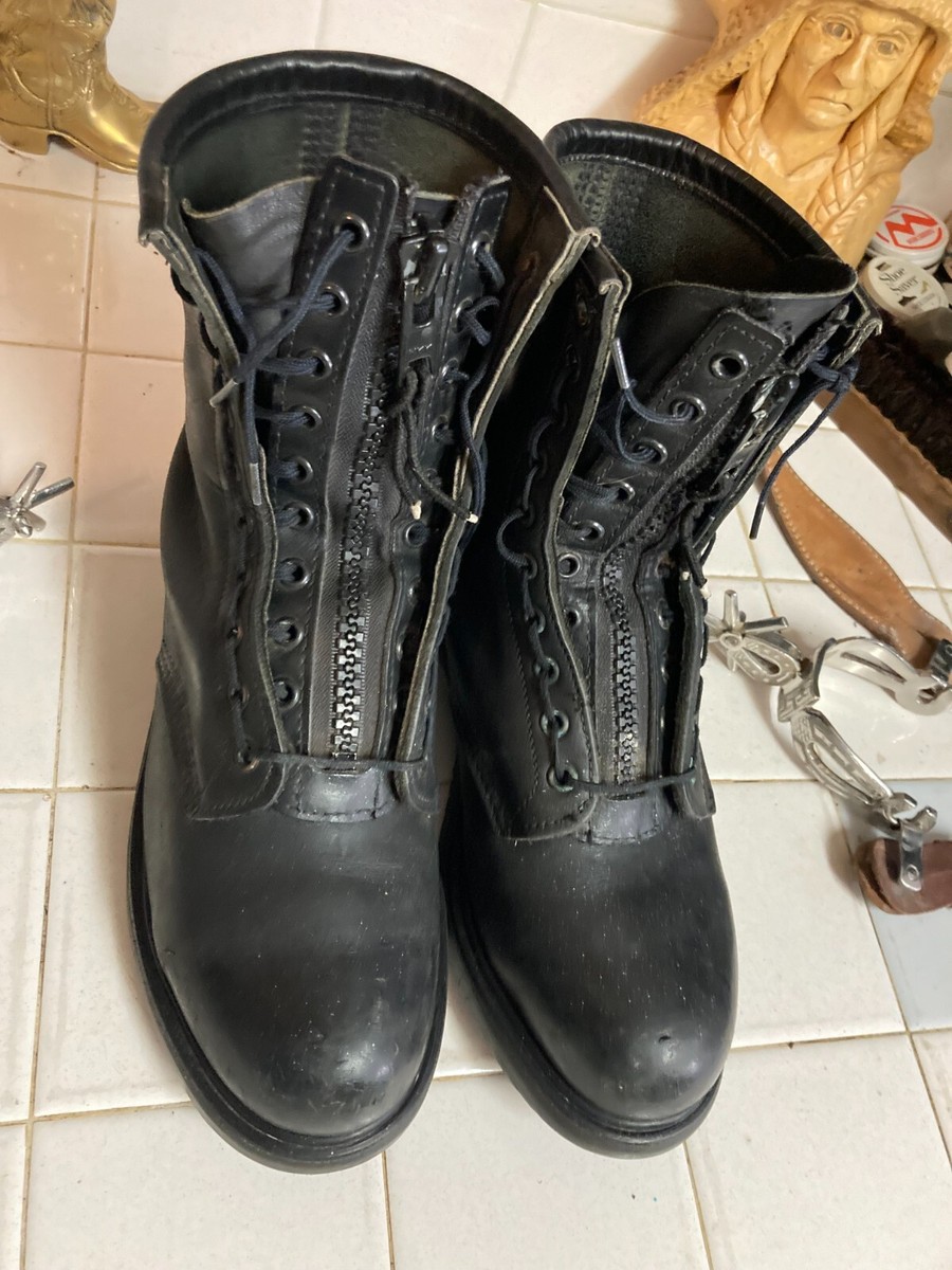 RED WING 4473 Vintage USA BLACK LEATHER ENGINEER MILITARY  display picture 2
