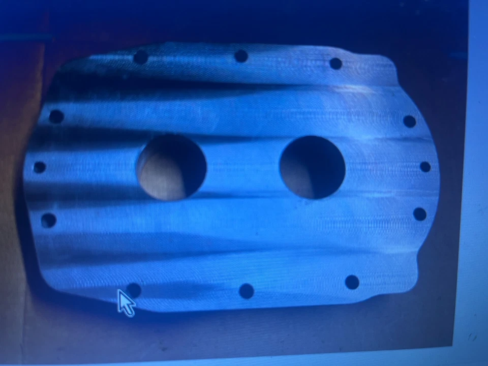 Soplador sobrealimentador GMC 471 671 cubierta trasera placa de rodamiento 1471 LF Foto 2 de 2