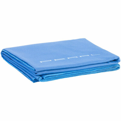 PEARL Schnelltrocknendes Mikrofaser-Badetuch, 180 x 90 cm, blau