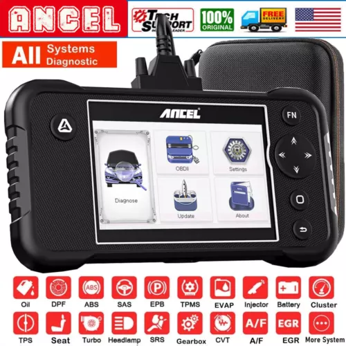 Check Engine OBD2 Scanner Transmission ABS SRS Code Reader Diagnostic Scan Tool - Bild 17 von 17